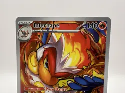 Infernape Illustration Twilight Masquerade Pokemon TCG Card 173/167 - Image 2