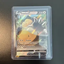 Snorlax V 141/202 - Sword & Shield Ultra Rare Pokemon Card LP - Image 1