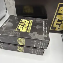 1995 Star Wars Customizable Card Game Limited Edition Starter Set And Extra Card - Image 3