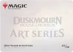 Ghost Vacuum - Art Card (25/54) - MTG Duskmourn: House of Horrors - Image 2