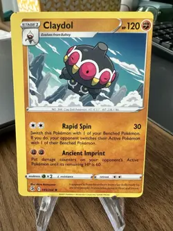 Pokemon TCG- Error Card - Claydol C/UC Miscut Alignment Dot NM - Image 1