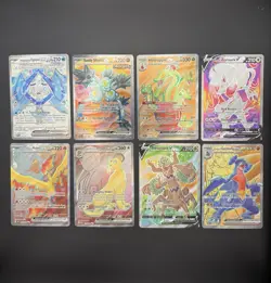 Pokemon TCG Full Art Mixed Card Lot of 8 Near Mint/NM Condition - Image 1