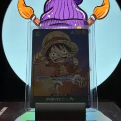 Monkey D. Luffy P-037 One Piece Promo Card TCG 1st Anniversary Stamped Foil NM - Image 1