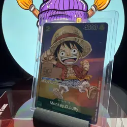 Monkey D. Luffy P-037 One Piece Promo Card TCG 1st Anniversary Stamped Foil NM - Image 3
