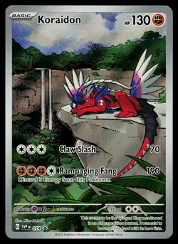 Pokemon Card - Koraidon Scarlet & Violet Promo 014 Holo Illustration Rare - Image 1