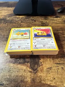 1999 First Edition Pokemon Lot 120+ Cards NM Condition - Image 1
