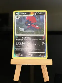 WEAVILE 40/130 Diamond and Pearl NM/LP - Reverse Holo Rare - Pokemon TCG Card - Image 4