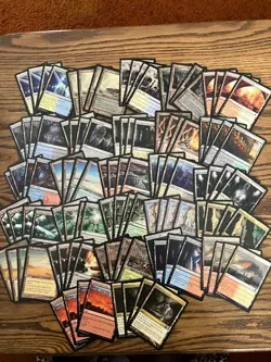 Mtg Non Basic Land Lot x100 - Magic the Gathering Special Land Cards Lp - Image 1
