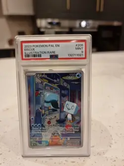 Pokemon TCG Eiscue Holo Art Rare Card 205/193 Sv02: Paldea Evolved - Image 1