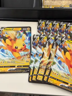 Pikachu V SWSH285 Sword & Shield Promo Cards Holo Pokemon - Image 2