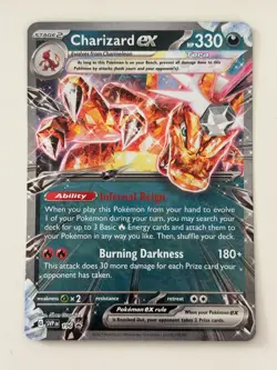 Charizard ex 196 Sv: Scarlet & Violet Promo Cards Holo NM - Image 1