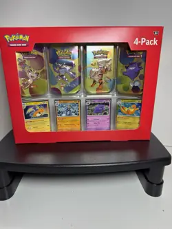 Pokemon SV 151 Mini Tin 4-Pack Sealed w/ Gengar Promo Cards Sam’s Club - Image 1