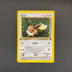 Pokemon TCG Karte - Evoli 55/82 Team Rocket 1. Edition Deutsch NM - Image 2