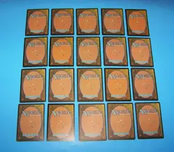 Magic The Gathering Urza's Saga (Mixed Lot 21 Different Green Cards) 1998 - Image 2