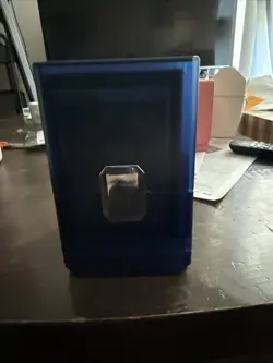 MTG Dark Blue Plastic Deck Box with Dice Tray And Cards Magic The Gathering - Image 1