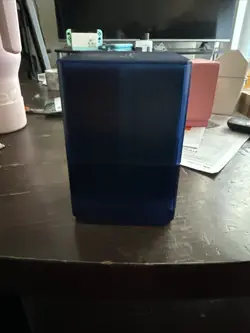 MTG Dark Blue Plastic Deck Box with Dice Tray And Cards Magic The Gathering - Image 2