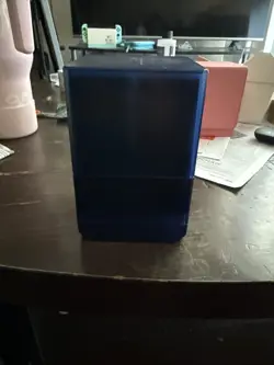 MTG Dark Blue Plastic Deck Box with Dice Tray And Cards Magic The Gathering - Image 4