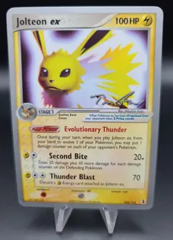 Pokemon TCG Card Jolteon EX 109 EX Delta Species World Championships 2007 VLP - Image 1