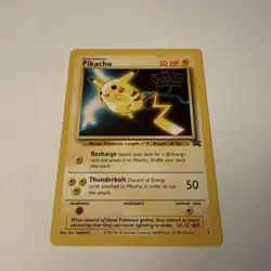 Pokemon Pikachu Promo Card #4 Wizards of the Coast the First Movie - Image 2