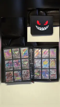 Pokemon Over 200 Pokemon TCG Trading Cards Collection W Binder 636996769661 - Image 1