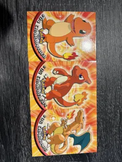 Pokemon Cards: 1999 Topps Charmander, Charmeleon, Charizard - Image 1