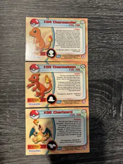 Pokemon Cards: 1999 Topps Charmander, Charmeleon, Charizard - Image 3