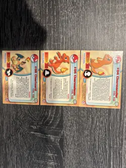 Pokemon Cards: 1999 Topps Charmander, Charmeleon, Charizard - Image 4