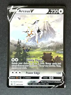Arceus V SWSH204 Sword & Shield Promo Card Holo - Image 1