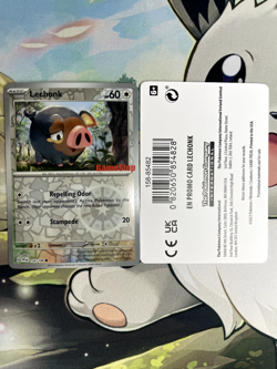Pokemon SV Scarlet Violet Lechonk Stamped GameStop Promo Card - 154/198 - Image 1