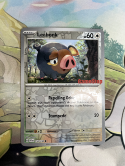 Pokemon SV Scarlet Violet Lechonk Stamped GameStop Promo Card - 154/198 - Image 2