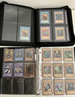 Yugioh Vintage 14 Foil/500 Card 2 Binder Lot Dark Magician Blue-Eyes 2002 LOB - Image 3