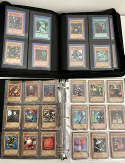 Yugioh Vintage 14 Foil/500 Card 2 Binder Lot Dark Magician Blue-Eyes 2002 LOB - Image 4