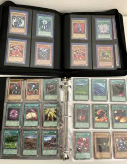 Yugioh Vintage 14 Foil/500 Card 2 Binder Lot Dark Magician Blue-Eyes 2002 LOB - Image 5