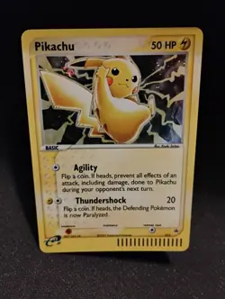 Pokemon Pikachu Black Star Promo 012 E-Reader Holo Card 2003 WOTC - Image 1