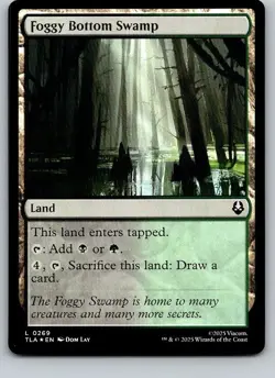 Foggy Bottom Swamp FOIL (TLA) 269 MTG - Image 1