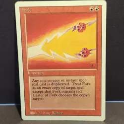 MTG Revised (3rd) Edition (1994): Fork (Rare) - Interrupt - Image 1