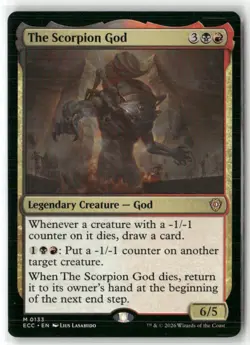 The Scorpion God Commander Lorwyn Eclipsed Magic MTG NM - Image 1
