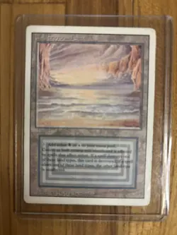 Magic the Gathering Revised Edition Dual Land Underground Sea - Image 1
