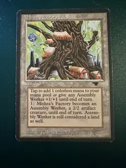 MtG Mishra's Factory: Spring Antiquities LP/MP ACTUAL PHOTOS! - Image 1