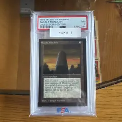 1993 MtG Basalt Monolith Magic: the Gathering CE PSA 7 WOTC First Printing! Rare - Image 1