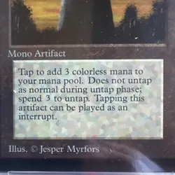 1993 MtG Basalt Monolith Magic: the Gathering CE PSA 7 WOTC First Printing! Rare - Image 4