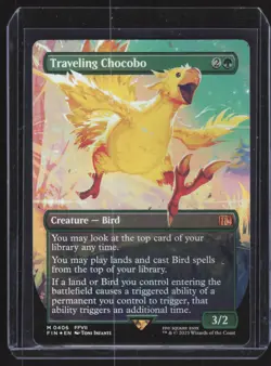 FINAL FANTASY #406 Traveling Chocobo (Borderless) Foil - Image 1