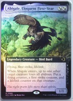 Abigale, Eloquent First-Year [New, Near Mint] Extended *Foil* {Lorwyn Eclipsed} - Image 1