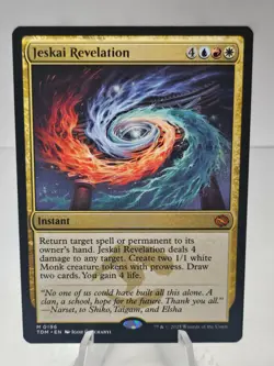 MTG Tarkir Dragonstorm M Jeskai Revelation #0196 - Image 1