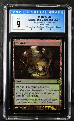 MUTAVAULT Morningtide Foil Rare CGC 9 Q++ MTG [Nostalgium] - Image 1