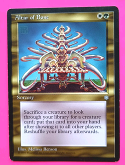 Magic the Gathering MTG Ice Age ALTAR OF BONE LP/EX R 1995 Vintage! - Image 1
