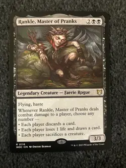 Magic The Gathering MTG - Rankle, Master of Pranks - Wilds of Eldraine - Image 1