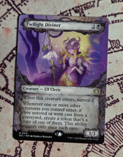 MTG Twilight Diviner Showcase Lorwyn Eclipsed Magic the Gathering NM - Image 1