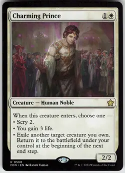 MTG Charming Prince 568 Foundations R Normal NM - Image 1