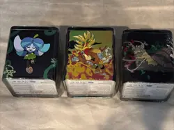 Lot Of 3 Pokemon TCG: Stacking Tins 2025 SEALED NEW (9 Packs Total) - Image 1